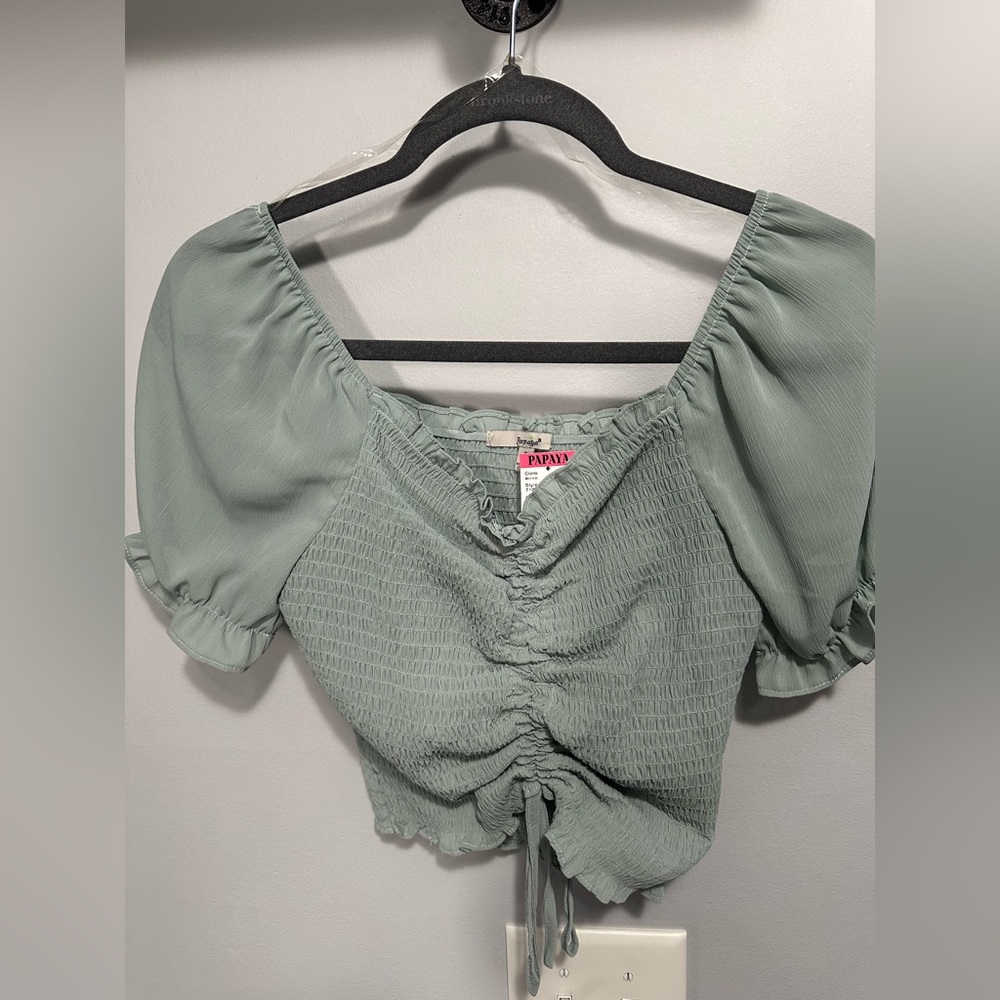Papaya Crop Top